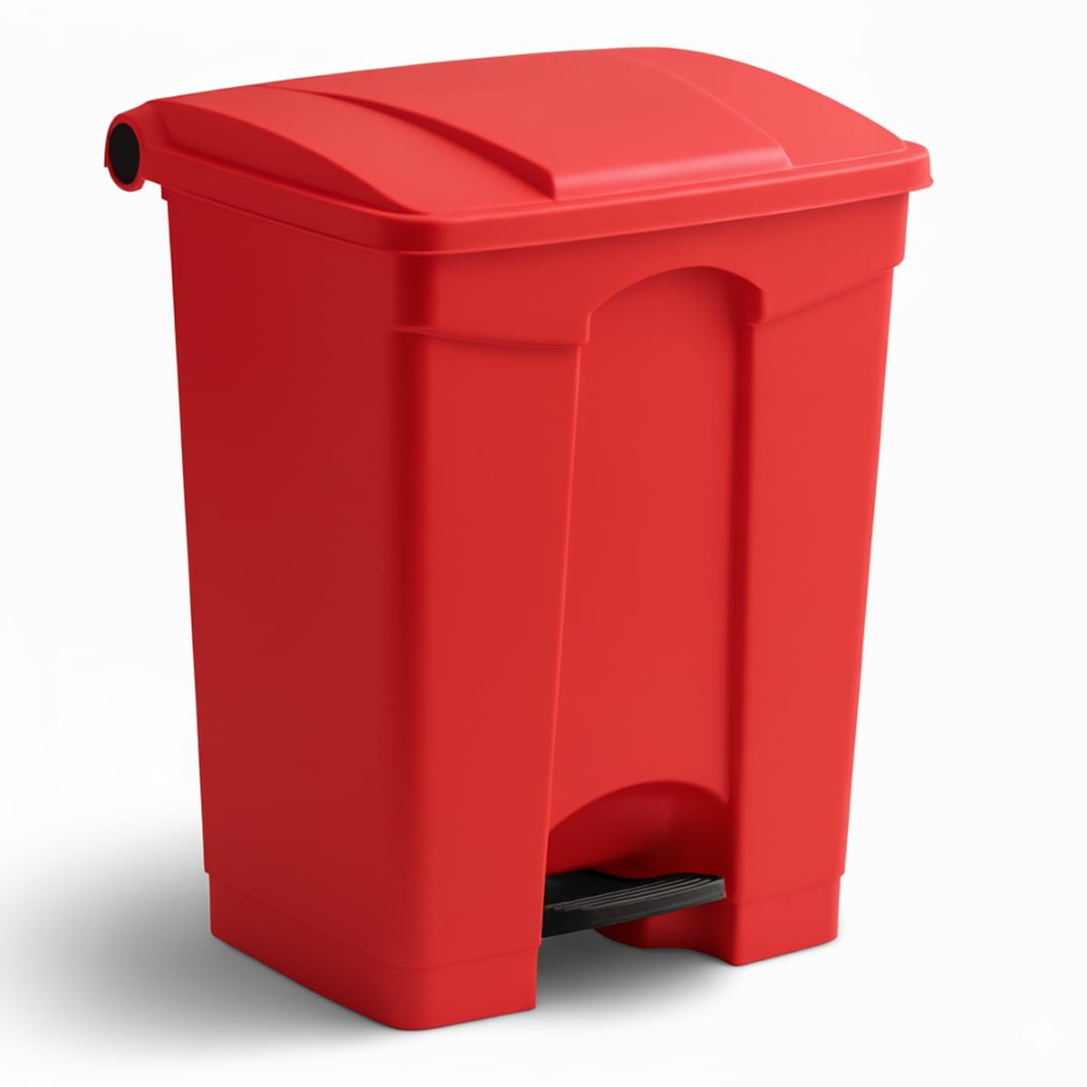 Zedfire [Red] Step-On 18-Gallon Trash Can - Compatible with Biohazard Waste Bags, Ideal for Medical/Lab/Hospital Use (18 Gallon)