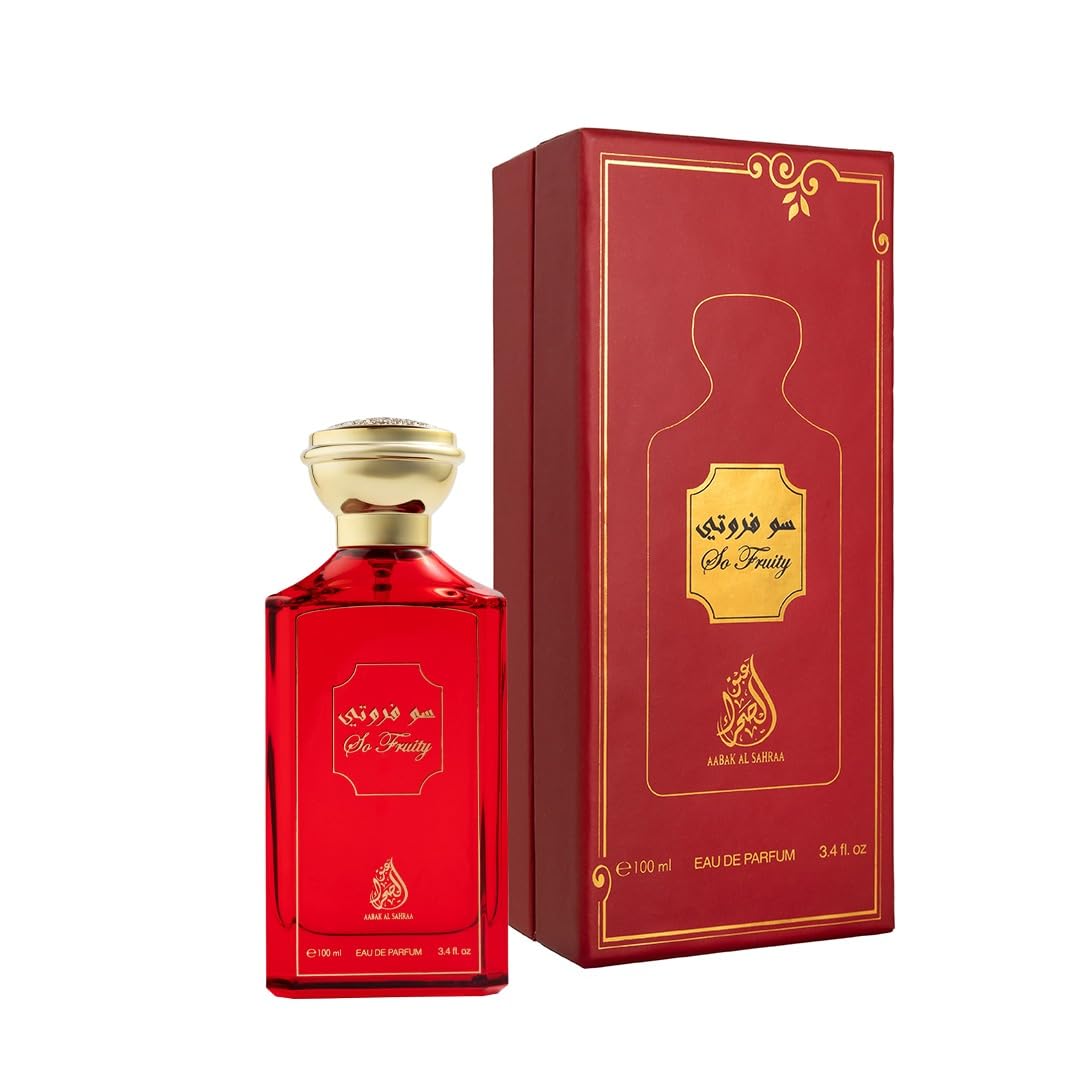 aabak al sahraa عبق الصحراءFresh and Fruity Fragrance, Eau de Parfum for Women, Luxury Gift for Women, 100 ML, Long Lasting Premium Perfume for Women Containing Jasmine, Woodsy, and Amber Notes
