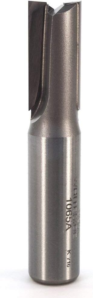 Whiteside Router Bits 1065A Straight Bit with 31/64-Inch Cutting Diameter and 1-Inch Cutting Length