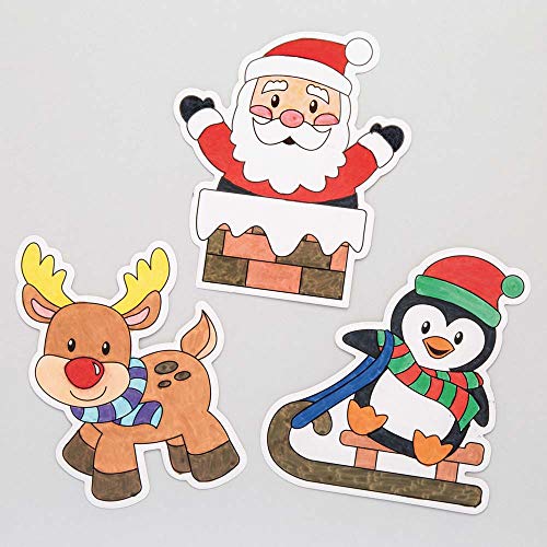 Baker Ross Calamite Natalizie da Colorare ( Pacco