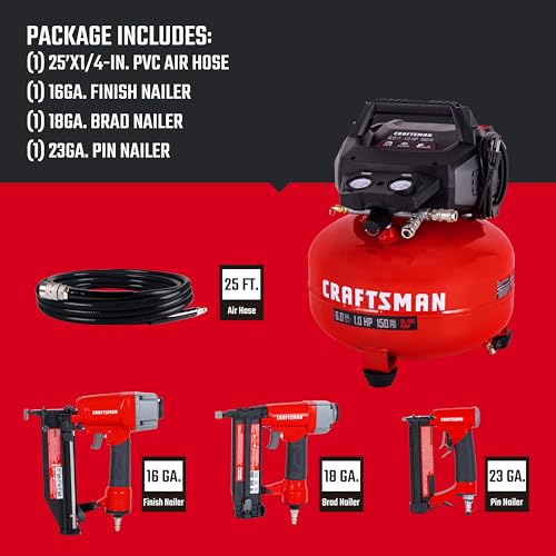Craftsman 4-Tool Combo Air Compressor Kit