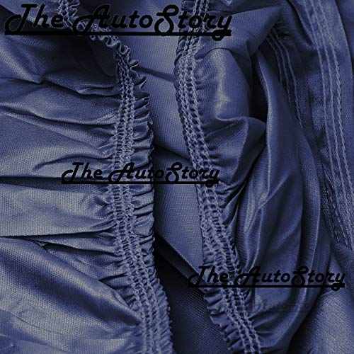 Image of 190 Taffeta Water Resistant Car Body Cover Compatible with Ford Fiesta Old Model with Mirror Pockets (Navy Blue)