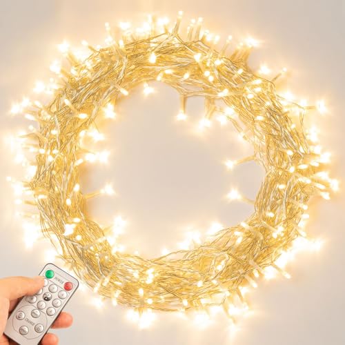 Koopower 11M 100 LED Lichterkette Batteriebetrieben mit Timer, 8...