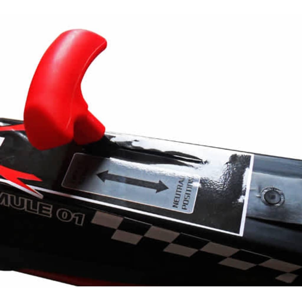 Gokart dla dzieci, gokart ze skrzynką na łańcuszek, czerwony, 96 x