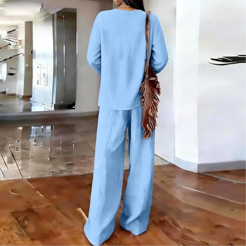 Conjunto mujer vestir dos piezas talla grande holgado que estiliza la figura 2