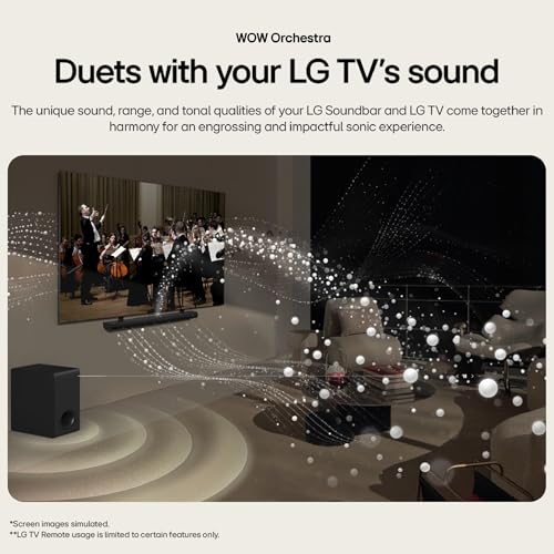 Image of LG S70TY 3.1.1-Channel QNED TV Matching Soundbar, Dolby Atmos, Wow Orchestra, Rear Speaker Ready, Wireless Subwoofer