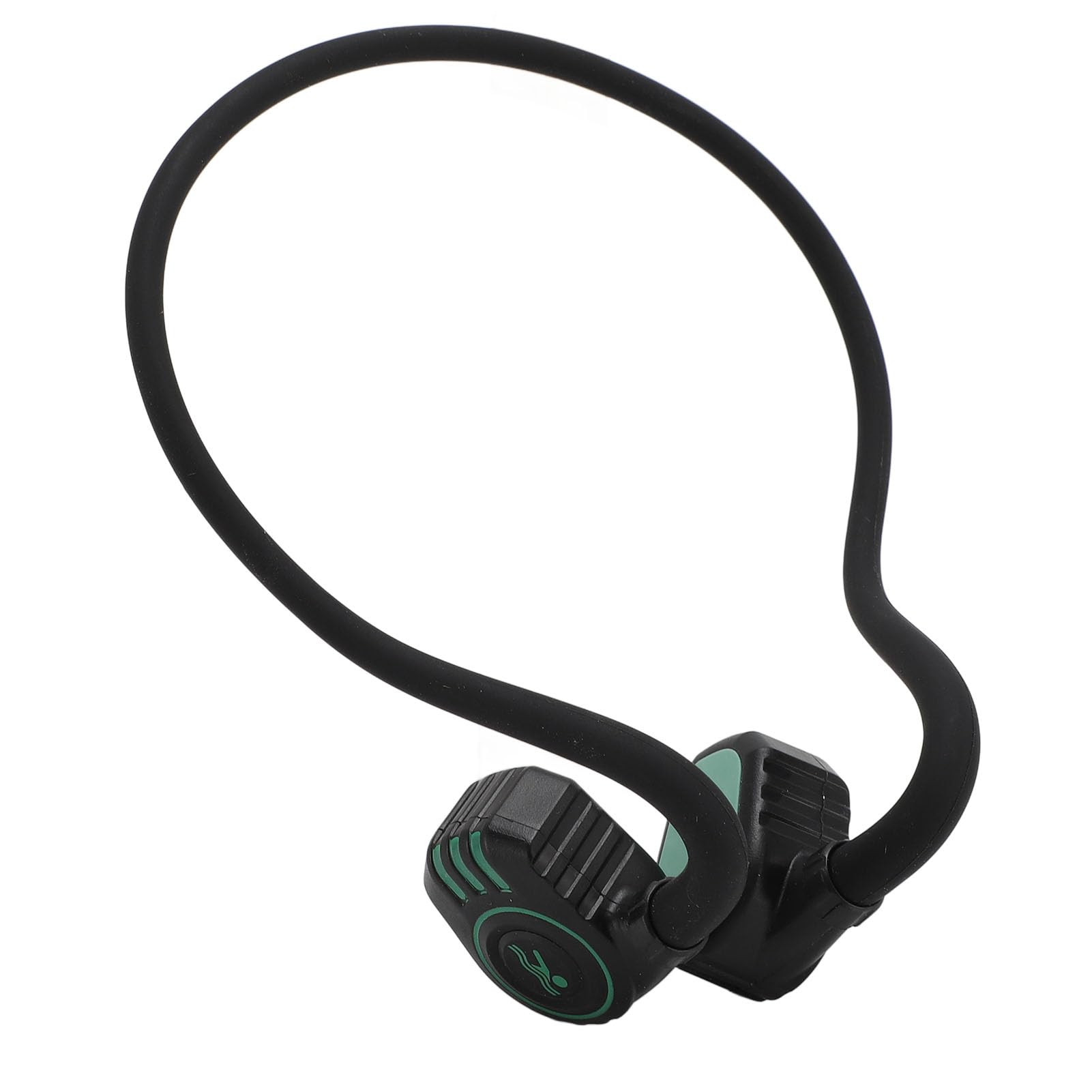 Auriculares inalámbricos de buceo, conducción ósea, IPX8, 20 m, impermeabilización, Bluetooth 5.4 inalámbricos con almacenamiento de 32 GB, tiempo de reproducción de 12 horas, micrófono