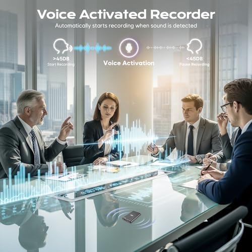 480Hr WiFi Mini Voice Recorder Live Stream 128G Voice-Activated Audio Recorder - view 3