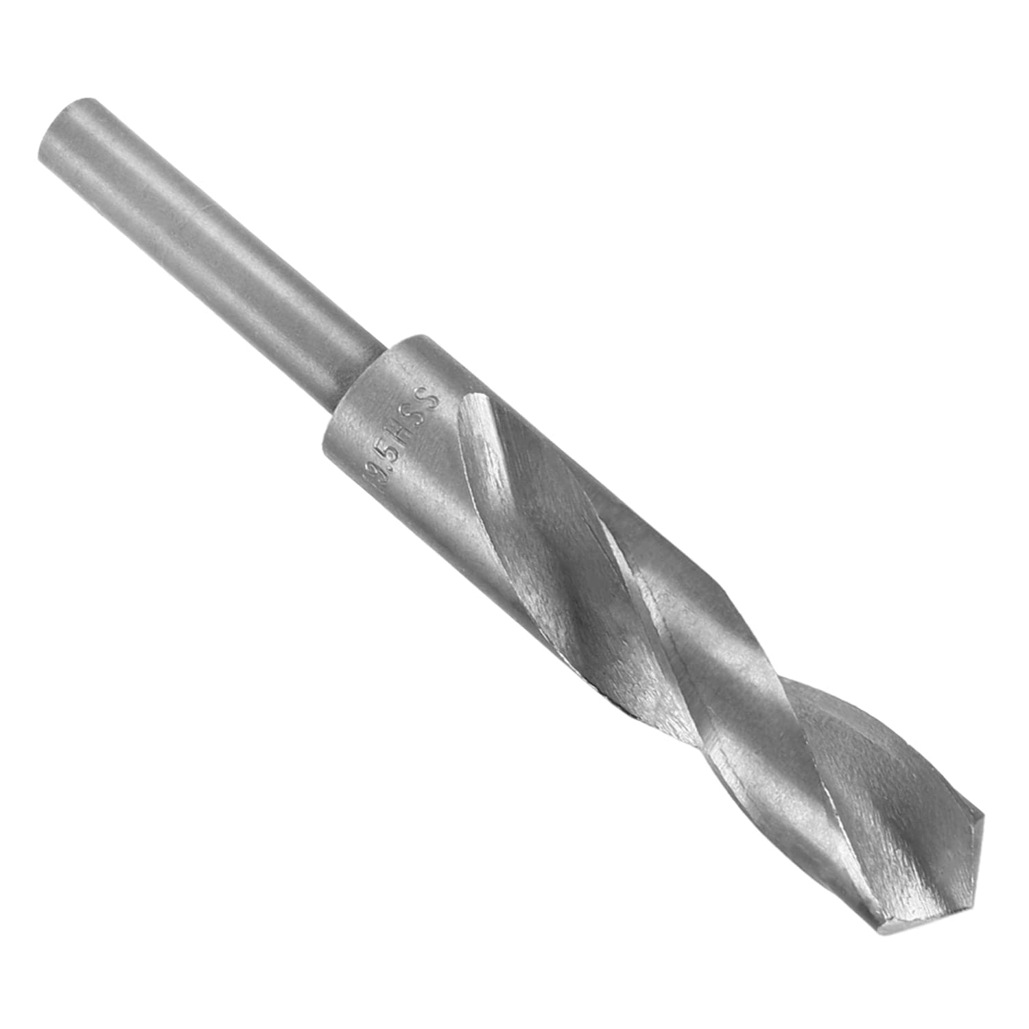 Hegebeck 0.77" Reduced-Shank Drill Bit High Speed Steel Stainless Steel Drill Bit with 1/2" Straight Shank for Home DIY and General Building Engineering and Woodworking