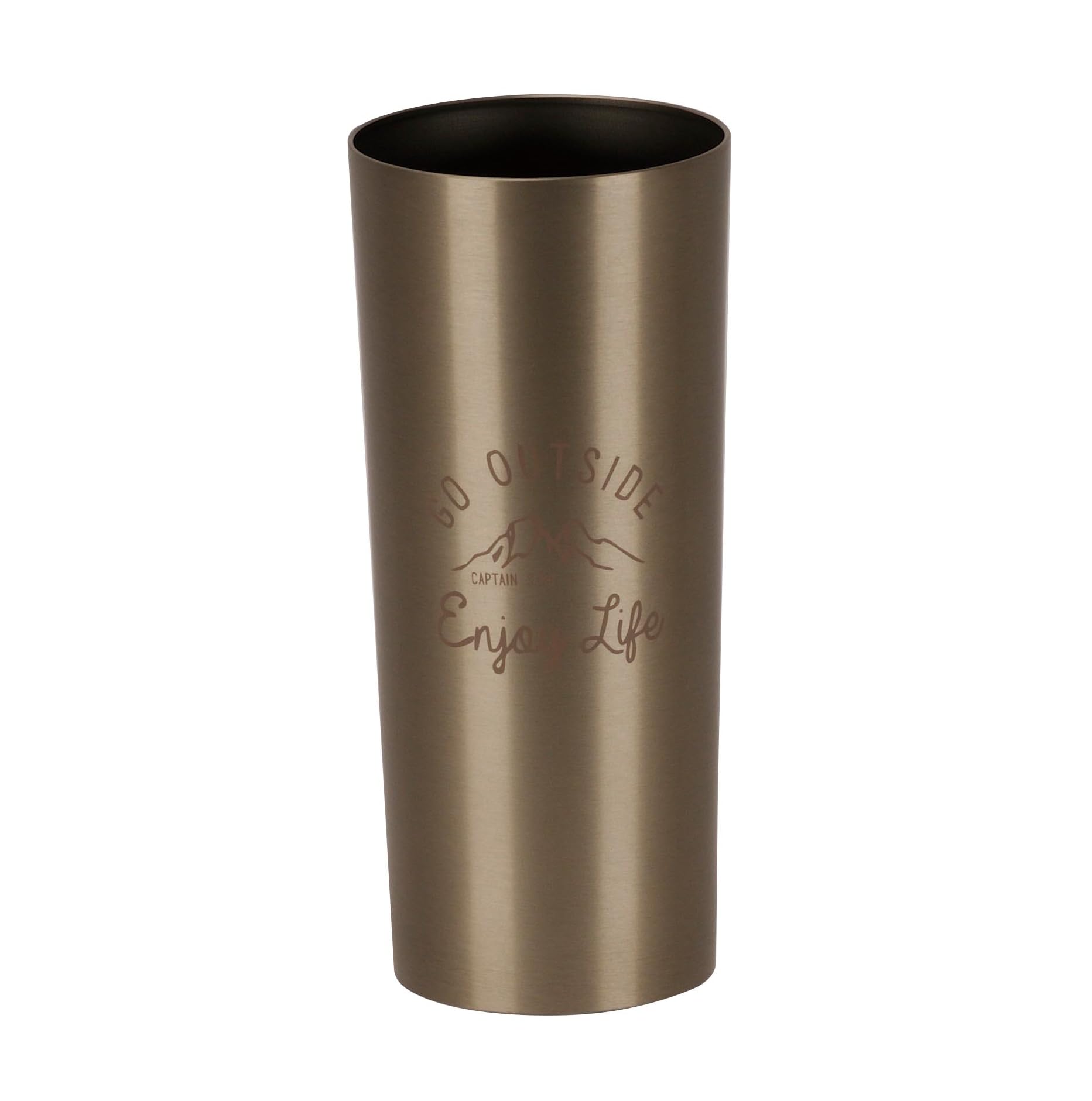Captain Stag UE-4932 Monte Outdoor Cup, Mug, Aluminum Tumbler, 16.2 fl oz (460 ml), Khaki : Sports & Outdoors