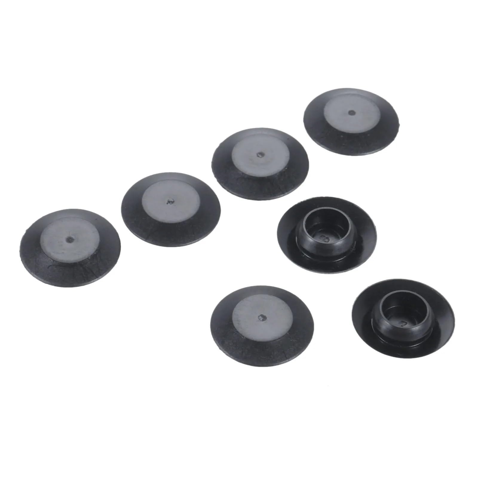 YTQMoreBNZ 50pcs Fasteners Automotive Clip Flush Sheet Plug Car Bumper Wheel Eyebrow Fender Plastic Fastener Screw Rivet Head 22mm Diameter