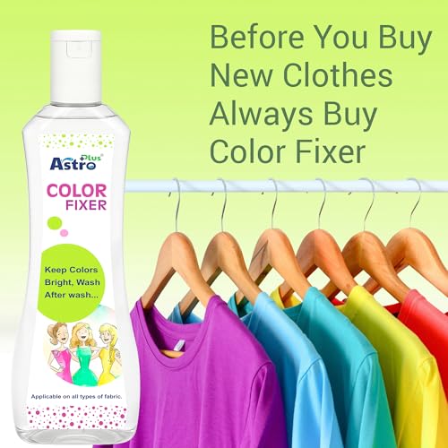 Image of ASTRO PLUS+ 450 ml Fabric Color Fixer Product 100% Eco-Friendly This Product Works Best Silk, Cotton, Georgette Fabric