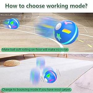 Interactive dog toys wicked ball self moving motion activated ball   cucciolini doodles