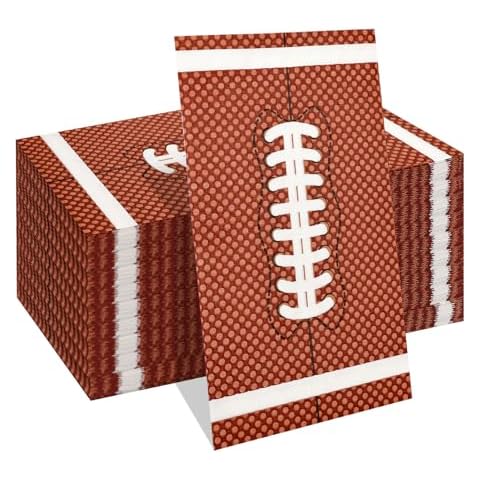 HEIPINIUYE Football Party Disposable Napkins Cover