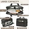 RAINSMORE Messenger Bags for Men Briefcase Waterproof Leather Laptop Bag 16 Inch Vintage Shoulder Satchel Bag for Work Office Business College Grey #2