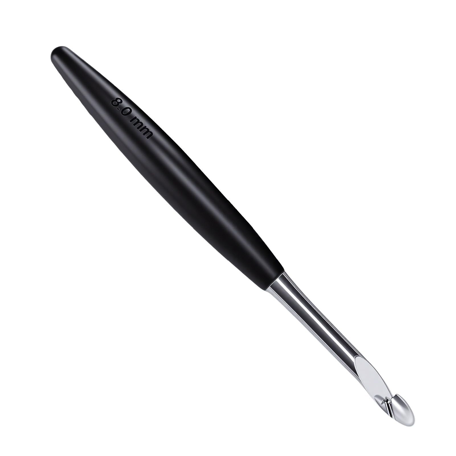 Generic Kompletny Zestaw Aluminiowych Szydełek Ergonomiczna Konstrukcja Do Narzędzi Dziewiarskich Do Użytku Domowego Zawiera 9 Rozmiarów od 3,5 Mm 8,0 Mm
