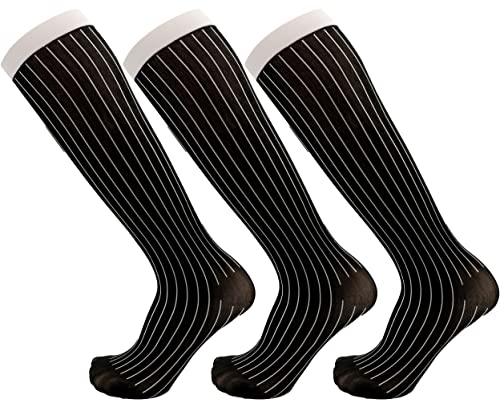 Mona's Choice 3-Pack Stretchy Mens Nylon Dress Socks
