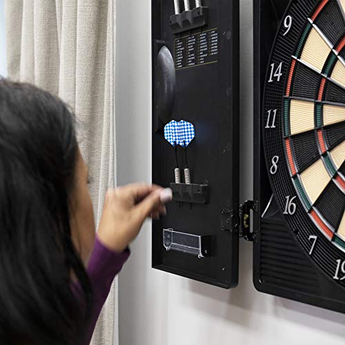 Arachnid Titanium 5400 Electronic Dartboard And Cabinet, Black #TOP7
