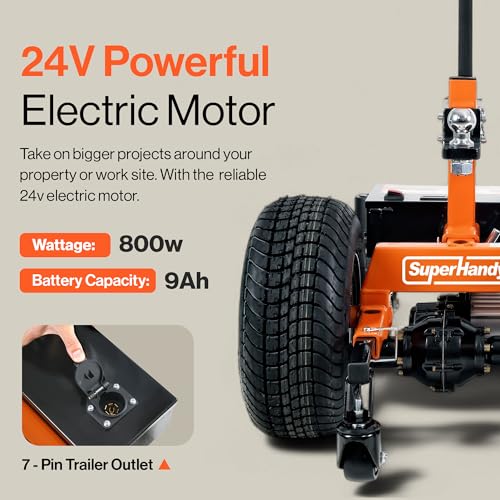 Image of SuperHandy Electric Trailer Dolly, 7500 lb, RV Boat Mover, 24V