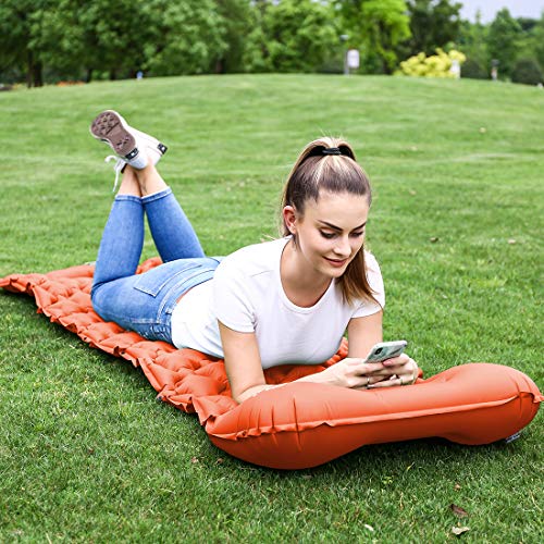 image for oaskys Camping Sleeping Pad Ultralight Backpacking Air Mattress with I