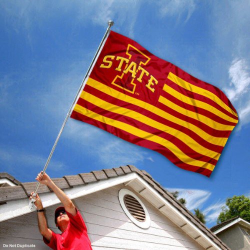 Iowa State Cyclones Stars and Stripes Nation Flag