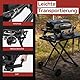 Royal Gourmet 2-Brenner Tragbarer Gasgrill, 5 kW Tischgrill mit klappbaren Seitentischen, portabler BBQ Grill für Balkon, Terrasse, Garten Schwarz