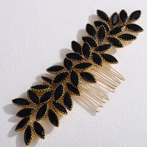 Peine para cabello con cristales delicados 14 cm miniatura 3