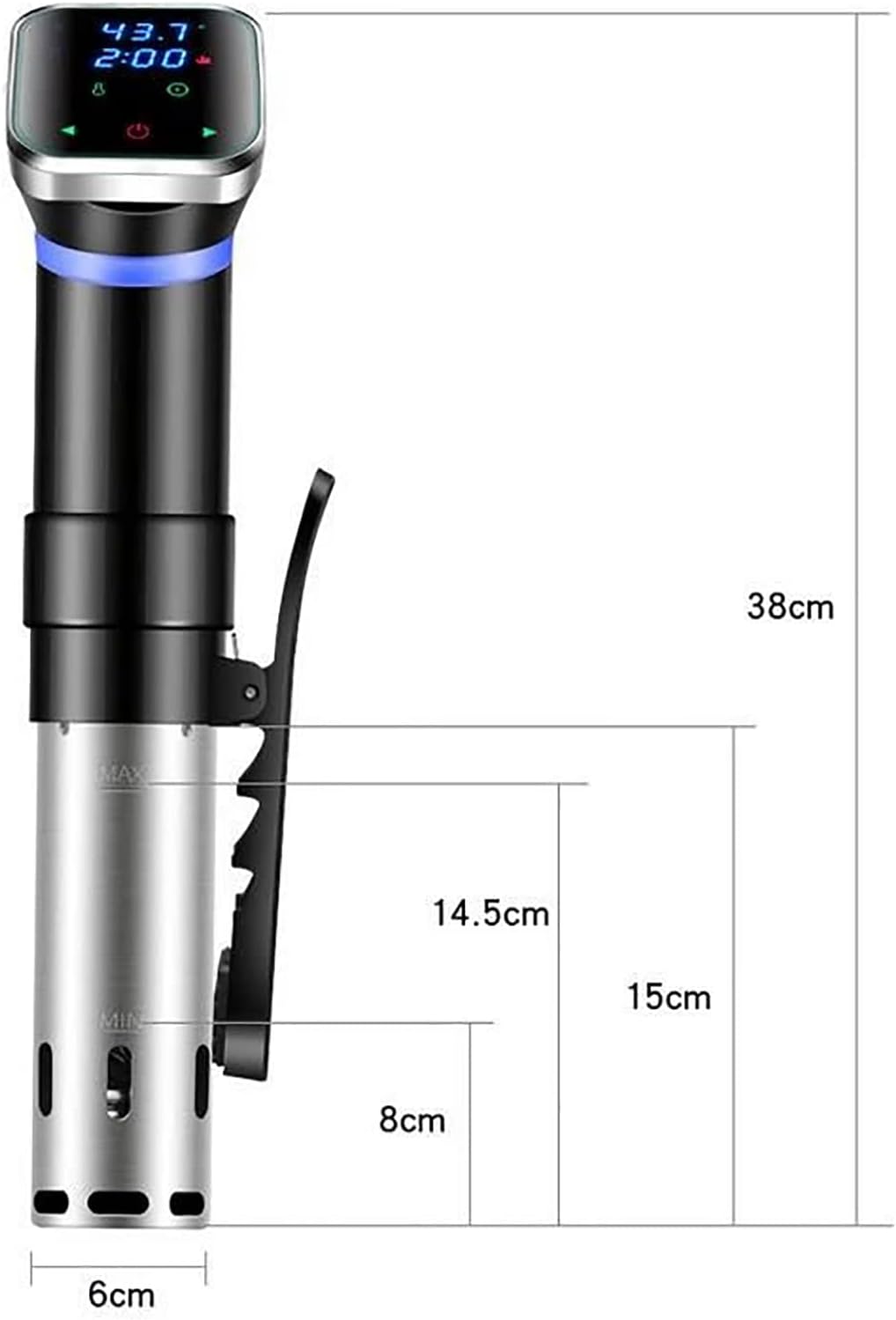 LMEIL Mquina De Cocina Sous Vide, Mquina De Coccin Sous Vide, Cocina De Precisin, Cocina De Precisin, Control Preciso De Temperatura Y Tiempo, Reduce La Prdida De Humedad De Los Alimentos