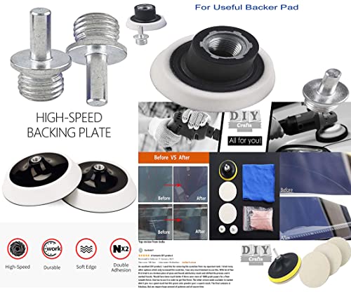 Image of DIY Crafts 4x, M10 Only, M10 /14 Only For Your Kit Car Buffers Polishers Polishing Wheel Foam Ball Buffing Pads Sponge Ball Automotive Car Wheels Hub Care, Metal, Plastic, Ceramic Glass (4x, M10 Only)
