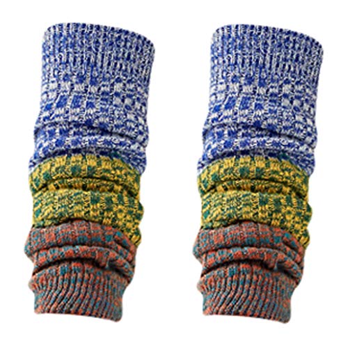 Atezch Lady Winter Warm Leg Warmer, Cable Knitted Crochet Long Socks Legging Ankle Warmer Cover Boot Cuffs