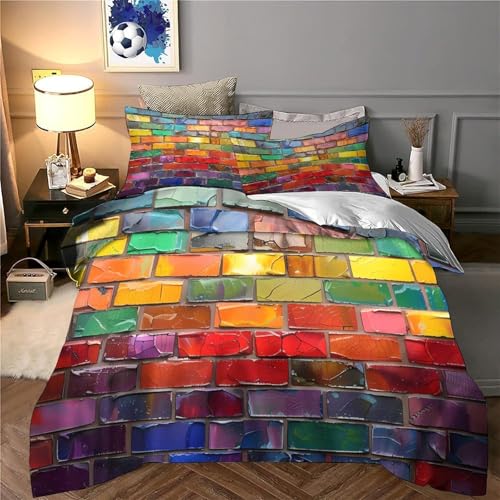 Parure de lit microfibre 3D imprimé léopard abstrait housse couette King - 6