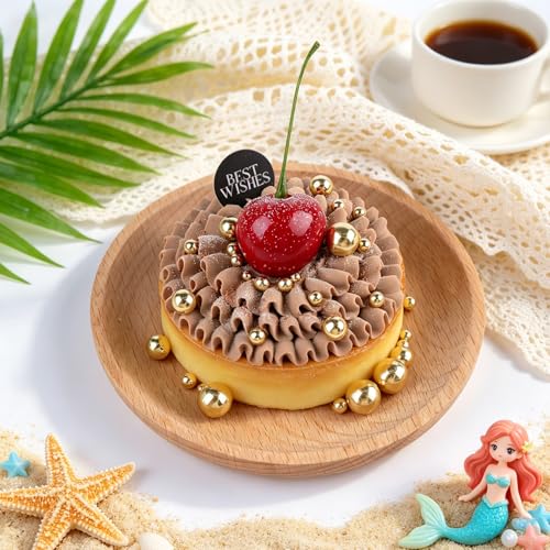 Image of Pearl Sprinkles, 11.3oz Edible Pearls White Silver Black Gold Sprinkles | 6 Sizes 4 Colors Set for Cakes Cupcakes Cookies Baking