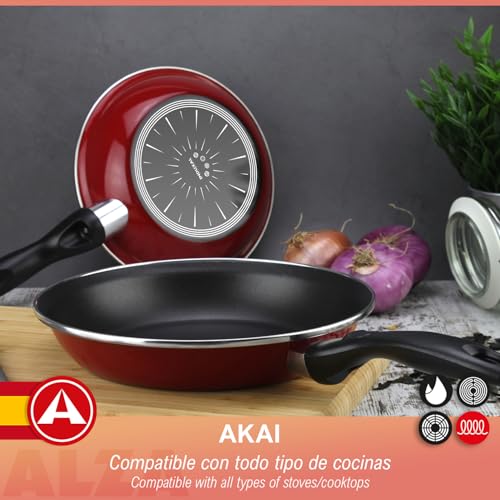 Poêle tous types de cuisinières induction ALZA Akai 20 cm
