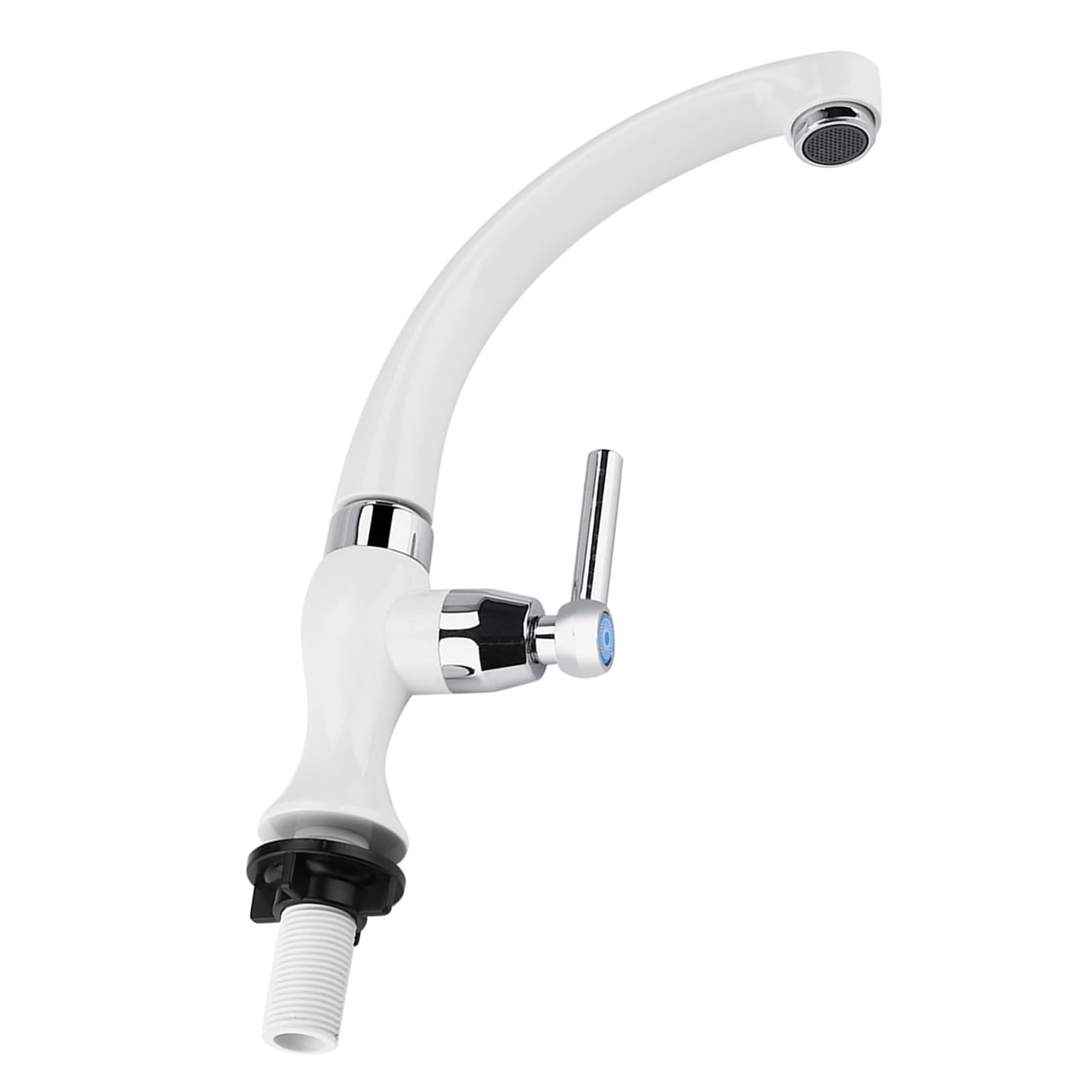 ABS Plastic Single Cold Faucet Sink Basin Water Tap Bathroom Basin Kitchen Sink Accessories G1 2 for Bathroom — view 8