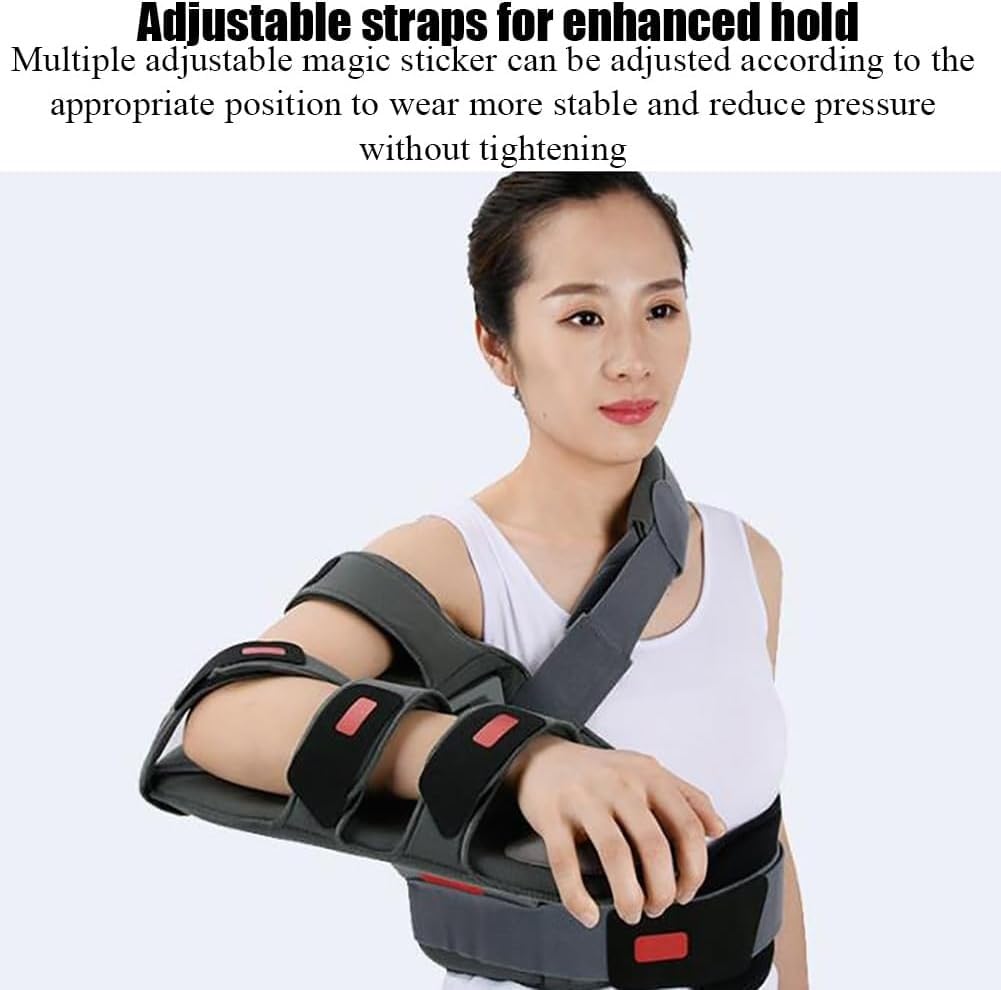 Orteza Na Ramię, Stabilizator Barku, Unieruchamiająca Odwodzenie Ramienia, Długość Kąta Regulowana, Ergonomiczna Konstrukcja, Trójkątne, Solidne Podparcie Do Pooperacyjnego Unieruchomienia Stawu, Pra