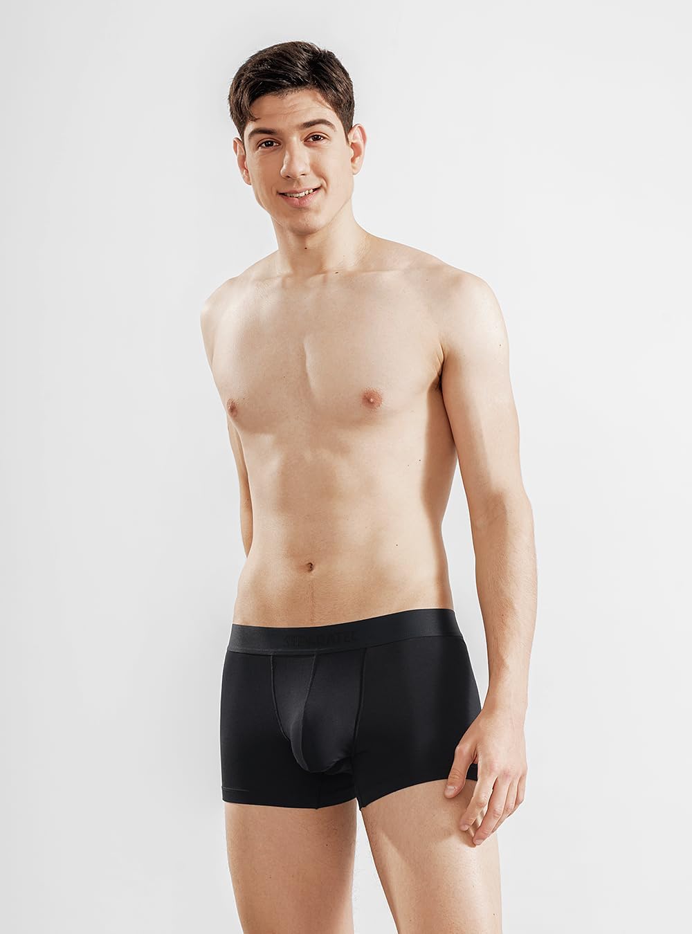 Separatec Mens Trunks Underwear with Dual Pouch Mens Underwear, Soft Breathable Rayon Made from Bamboo Trunks for Men
