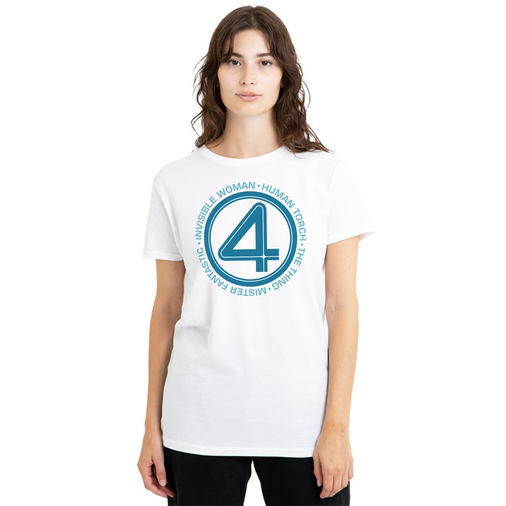 Marvel - Women's T-Shirt - Fantastic Four - White - Cotton