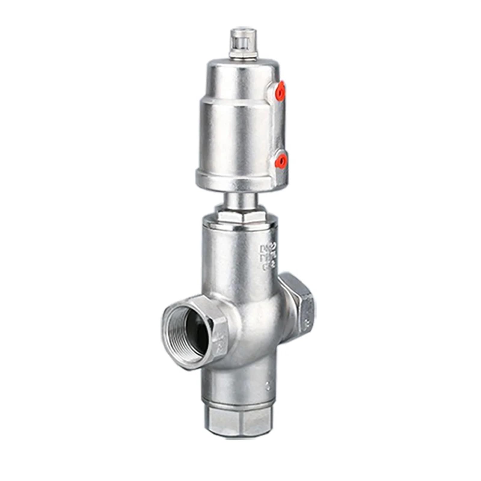 SBSSYVLMV DN40 3 Way Stainless Steelic Actuator Angle Seat Valveic Valve 16bar For Steam Gas Oil Normally(Double Acting)