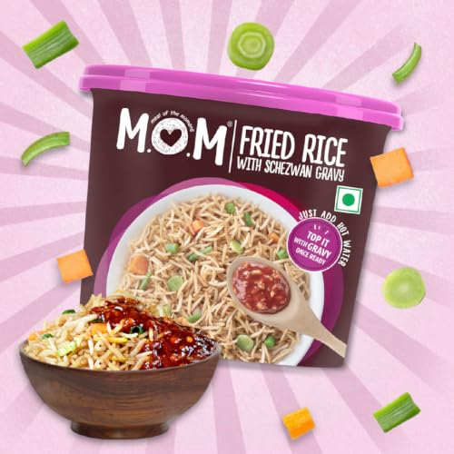 Image of MOM - Meal of the Moment, Fried Rice with Schezwan Gravy, 145g | Ready to Eat | No Added Preservatives | No Artificial Flavours