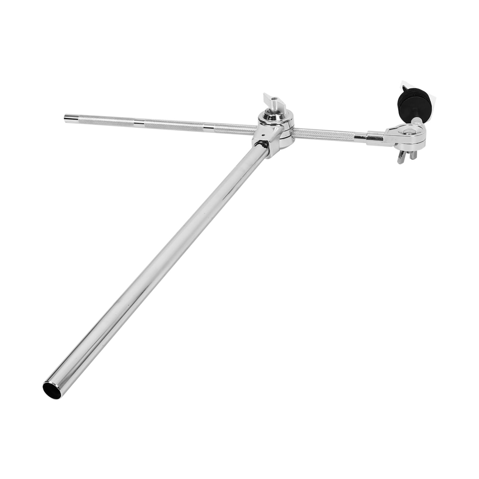 ERINGOGO Set Water Cymbal Stand Boom Arm Adjustable Stand Drum Kit Cymbals Rack Drum Mount Holder Hanging Large Cymbal Arm Mount Support Heavy Cymbal Holder Hi Cymbal Part Zinc Alloy Silver