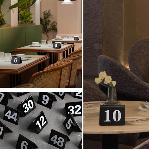Akrylowe cyfry na stół weselny – dwustronne namioty stołowe na przyjęcia, bankiety, rocznice, kawiarnie i bary, przezroczysty design, zestaw 1-5 lub 1-10 eleganckich artykułów imprezowych