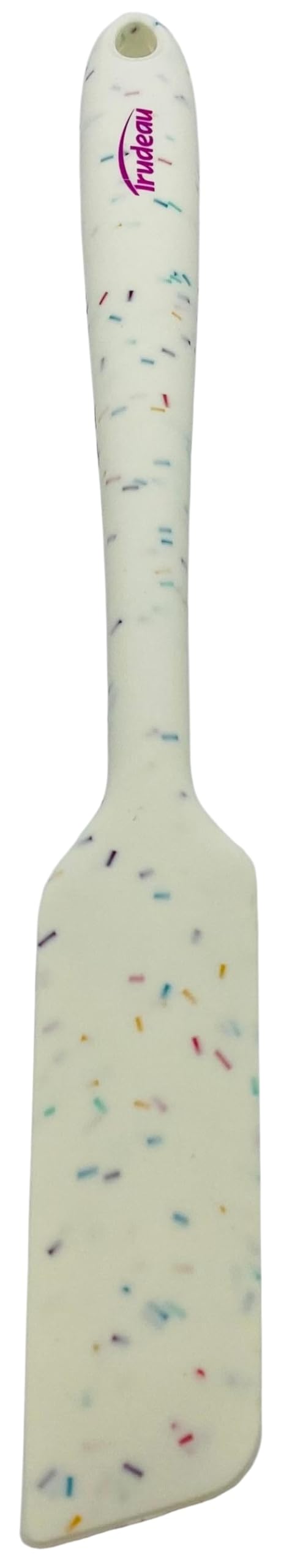 Trudeau 05118584 Confetti Pfannenwender, Silikon, 27, 9 cm, Weiß