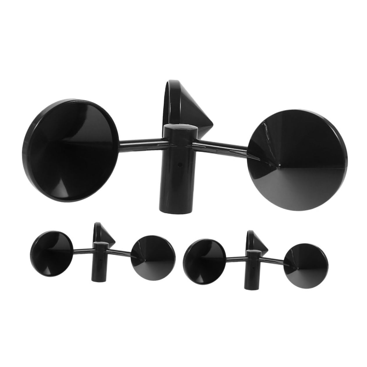 3pcs Cup Anemometer Wind Speed Meter, ABS Quick Response Portable