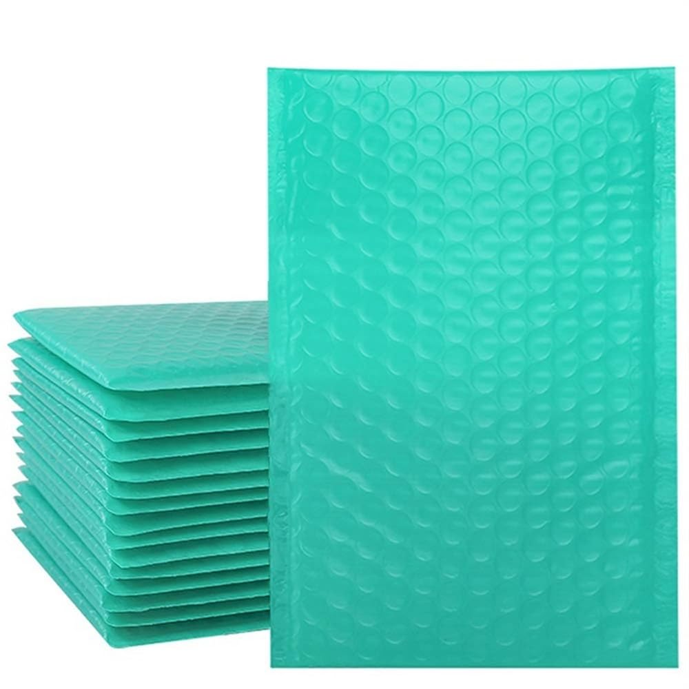 Torby transportowe z kopertą bąbelkową, Koperty bąbelkowe Koperta bąbelkowa, wielokolorowe, wiele rozmiarów, opakowanie 100 szt(100pcs Green,18 * 23cm)