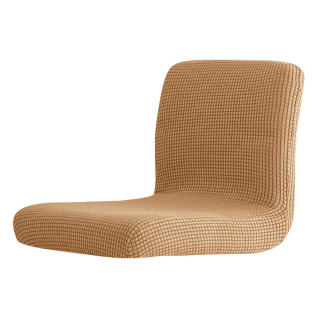 lmoikesz Stretch Stool Seat Slipcover Stylish Bar Stool Chair Bar Stool Chair Cover Polyester Stretch Stool Cover Bar Stool Cover, Light coffee