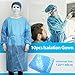 SKYPRO AAMI Level 1 Cuffed Waterproof Propylene Disposable Isolation Gown (10pcs)