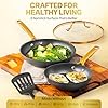 Granitestone Armor Max 12 Inch Non Stick Frying Pans, Nonstick Skillet Frying Pan, Hard Anodized Aluminum Cooking Pan with Stay Cool Handles, Easy to Clean Pan, Induction, Oven and Dishwasher Safe #2