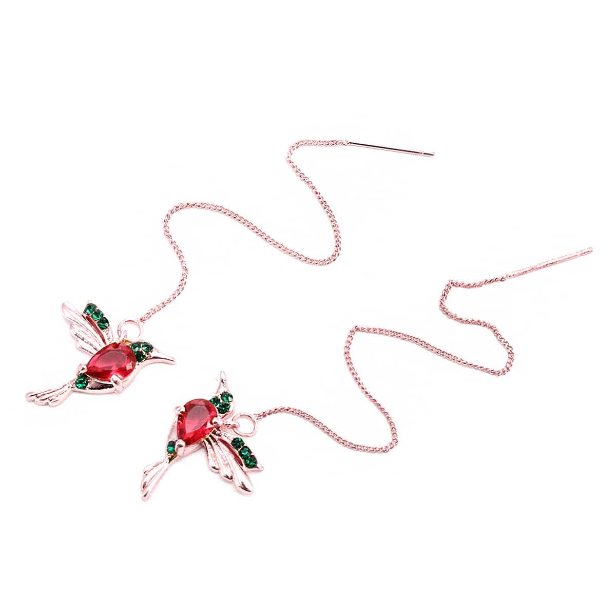 Bird Drop Dangle Earrings, Playful