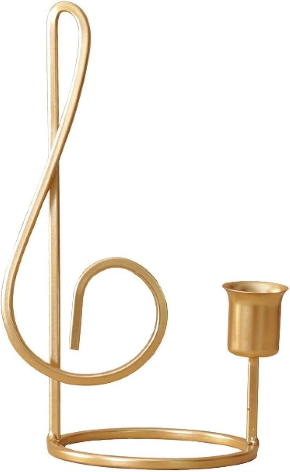 candlestick holders, Luxury Iron Art Music Notes Fragrance Candlestick Ornaments Romantic Wedding Candlelight Dinner Modern