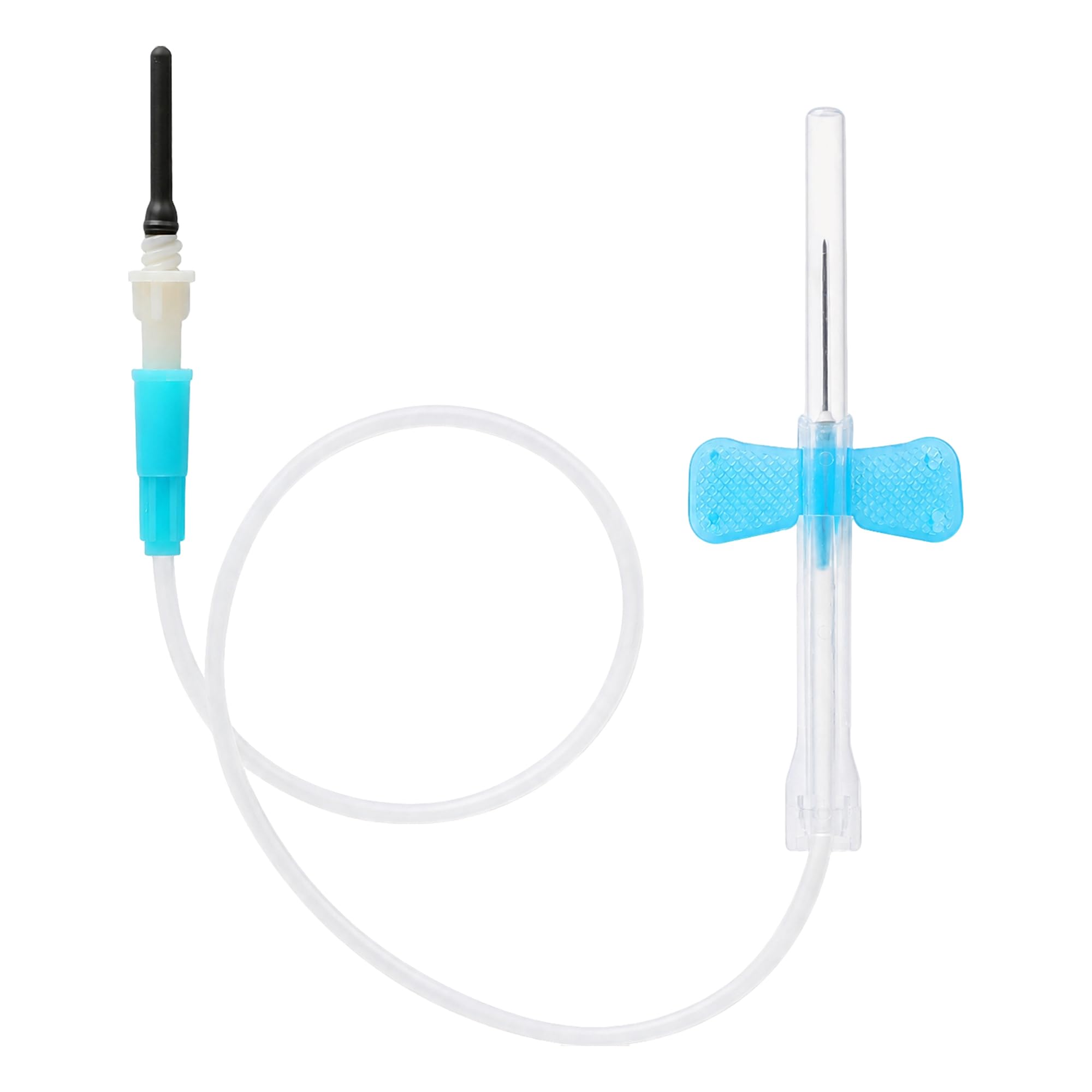 100pcs Tierärztliches Probenentnahmezubehör 23G 3/4″ für Haustiere - Blau